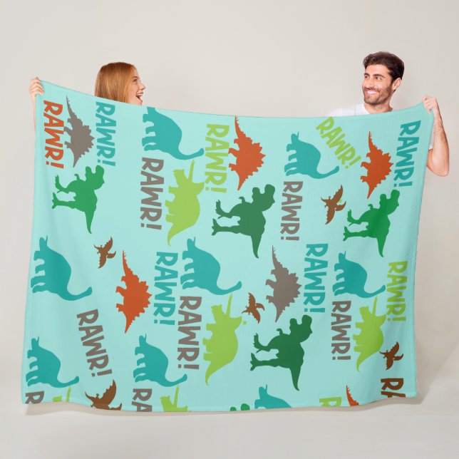 T-Rex Dinosaur Life Dinosaurs Thema Blanket Fleecedecke (Beispiel)