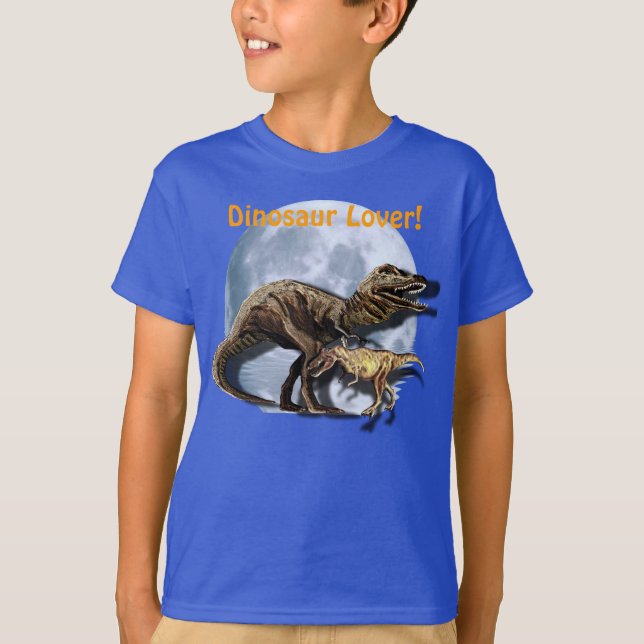 T-REX DINOSAUR LOVER T-Shirt Rex Shirt (Vorderseite)