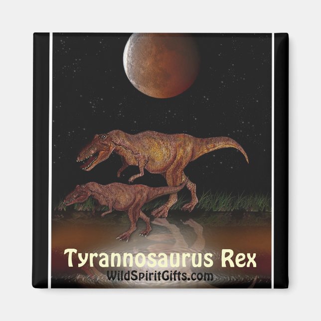 T-REX Dinosaur Magnet (Vorne)