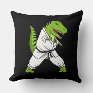 T-Rex Dinosaur Ninja Martial Arts Karate Kissen
