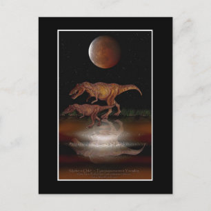T-REX DINOSAUR Postkarte