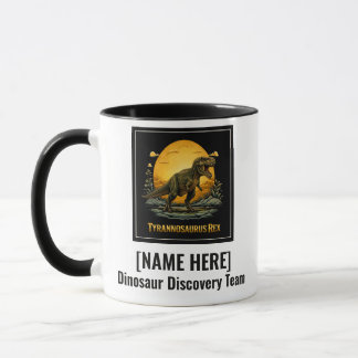 T=Rex Dinosaur Prähistorischer Mond Tasse