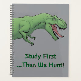 T-Rex Dinosaur School Softcover School Planner Planer