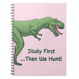 T-Rex Dinosaur School Spiral Notebook Papier Notizblock