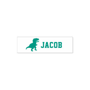T-Rex-Dinosaur-Silhouette Kindername Permastempel