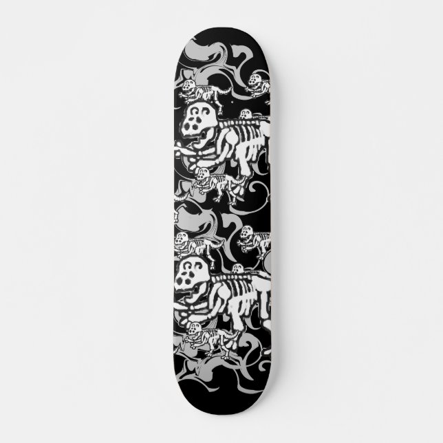 T-Rex Dinosaur Skateboard (Vorne)