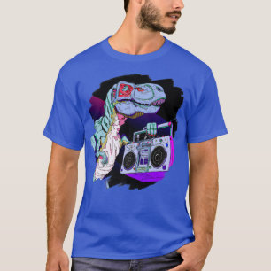 T Rex Dinosaur Stereo Techno Tyrannosaurus Rex Dj T-Shirt