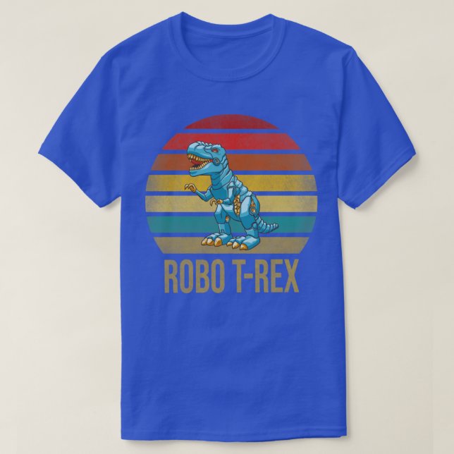 T Rex Dinosaur TRex Robot Dino RoboRex1 T-Shirt (Design vorne)
