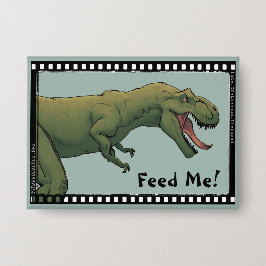 T-Rex Dinosaur Tyrannosaurus Fütterte Me! Button B