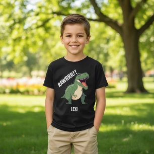 T-Rex Dinosaur Tyrannosaurus Rex Individuelle Name T-Shirt