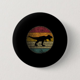 T Rex Dinosaur - Vintage Liebe Frauen Kinder Männe Button
