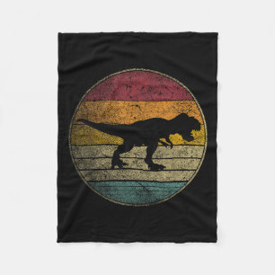 T Rex Dinosaur - Vintage Liebe Frauen Kinder Männe Fleecedecke