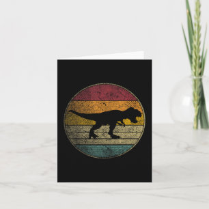 T Rex Dinosaur - Vintage Liebe Frauen Kinder Männe Karte