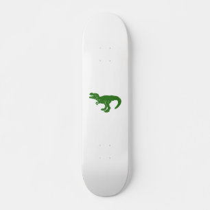 T rex dinosaur - Wählen Sie die Hintergrundfarbe Skateboard