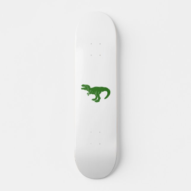 T rex dinosaur - Wählen Sie die Hintergrundfarbe Skateboard (Vorne)