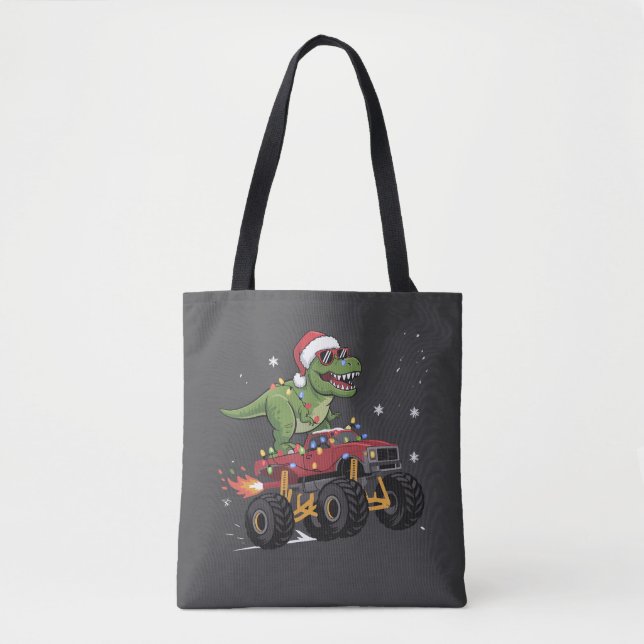 T-Rex Dinosaur Weihnachtsmonster Truck (Vorderseite)