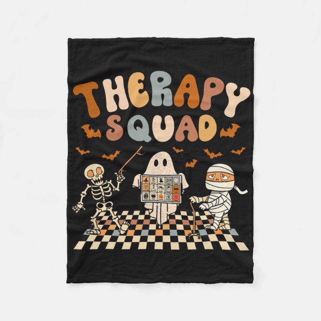 T Rex Dinosaurier and Monster Truck Brustkrebs Boo Fleecedecke (Vorderseite)