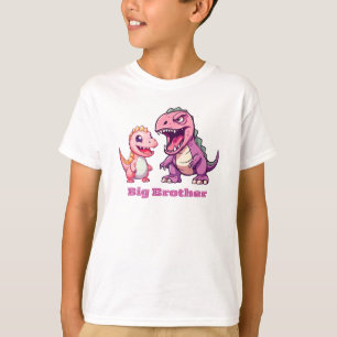 T-Rex Dinosaurier Big Brother Personalisiert T-Shirt