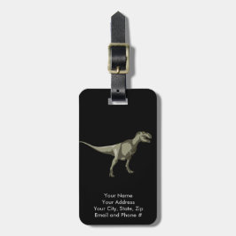 T-rex Dinosaurier, Dino-Entwurf Gepäckanhänger