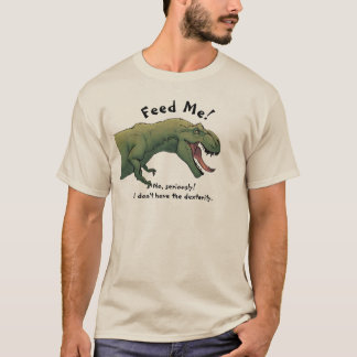 T-Rex Dinosaurier Fütterte Me Men's T-Shirt