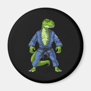 T-Rex Dinosaurier Jiu-Jitsu Magnet