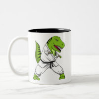 T-Rex Dinosaurier Ninja Kampfkunst-Karate