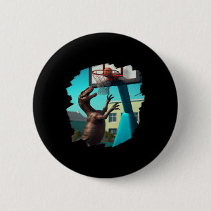 T Rex Dinosaurier Playing Sketll Spaß Dinosaur Ske Button