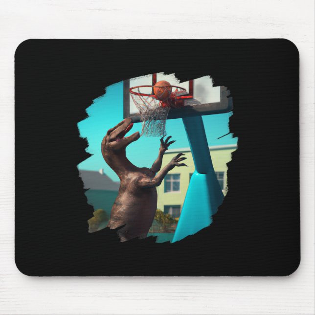 T Rex Dinosaurier Playing Sketll Spaß Dinosaur Ske Mousepad (Vorne)