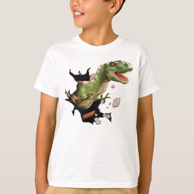 T-Rex Dinosaurier-T - Shirt (Vorderseite)