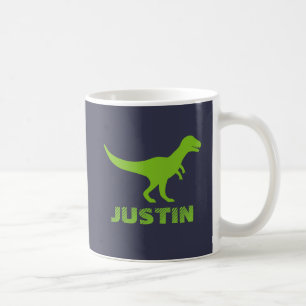 T Rex Dinosaurier Tasse personalisiert mit Kindern