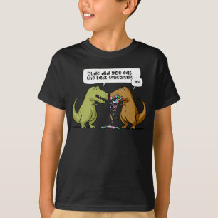 T-Rex Dinosaurier-Typ aßen Sie den letzten Unicor T-Shirt