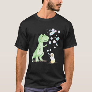 T-Rex-Dinosaurier und Meerschweinchen T-Shirt