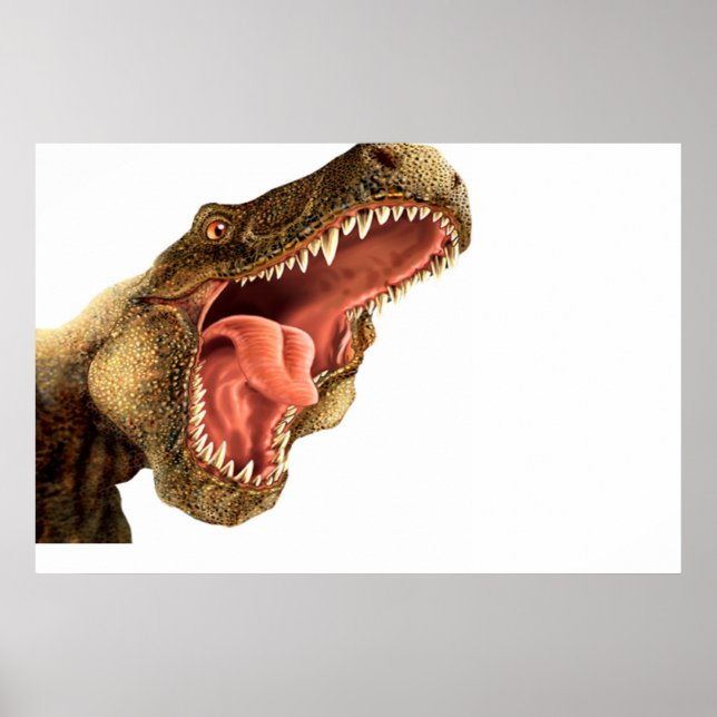 T Rex Dinosaurier Wall Mural Poster Kids Room (Vorne)