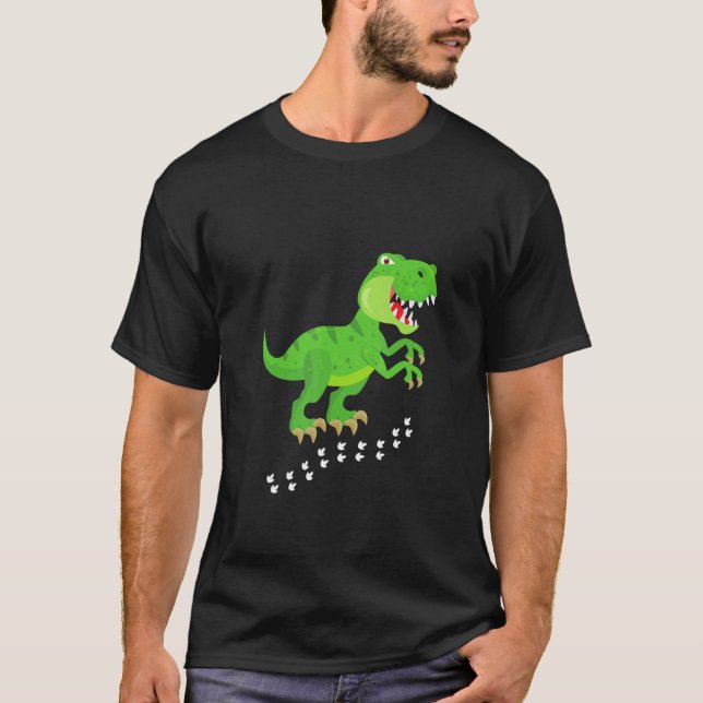 T REX Dinosaurs Kids Fun T-Shirt (Vorderseite)