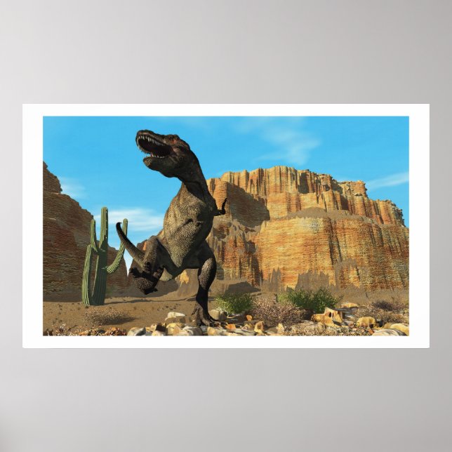 T-REX DRUCKEN POSTER (Vorne)