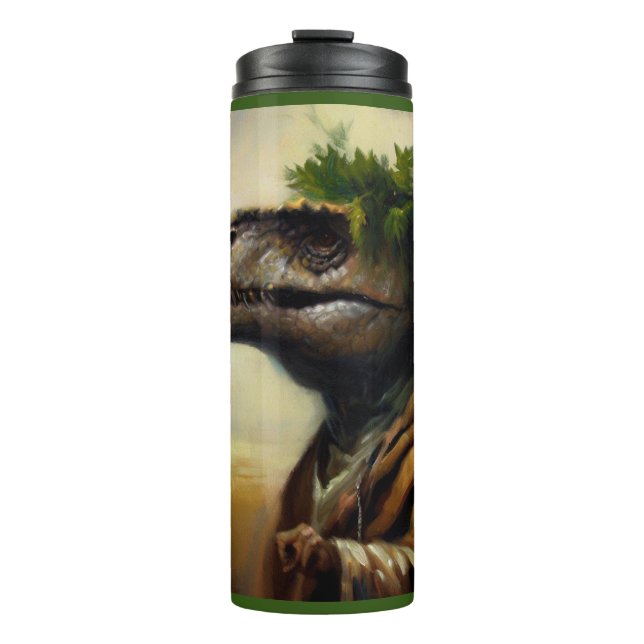 T Rex Druid Thermosbecher (Vorderseite)