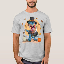 T-Rex Erntedank Pilgrim T-Shirt