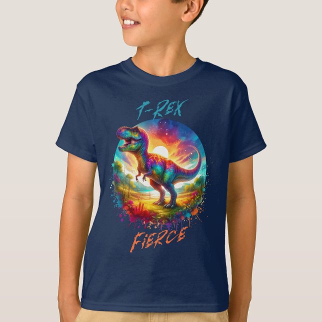 T-Rex Fierce T-Shirt (Vorderseite)