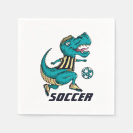 T-Rex Fußball-Spielsport Serviette