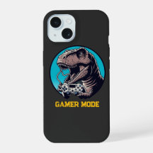 T-Rex Gamer-Modus Dinosaurier-Kunst