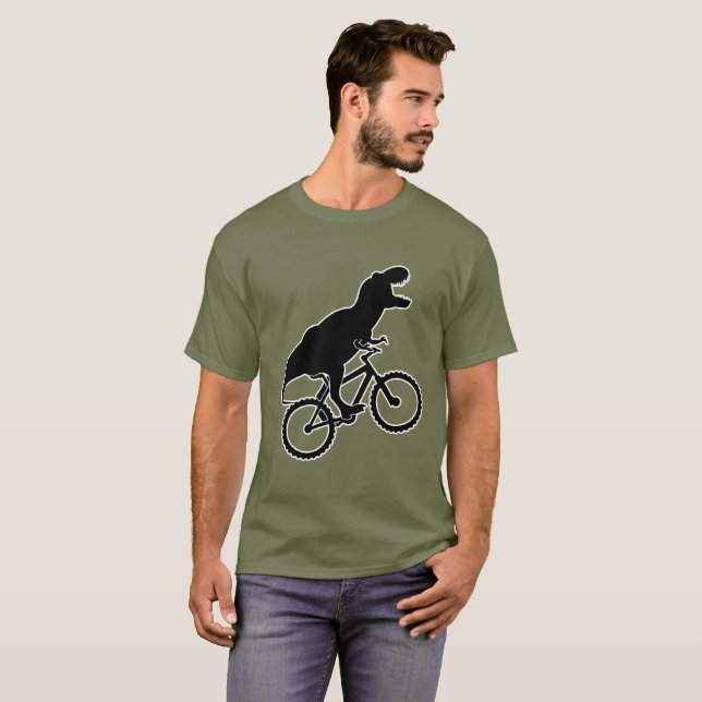 T-Rex Gebirgsfahrrad-T - Shirt (Vorne ganz)