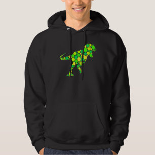 T Rex gepunktet Internationaler Punkt-Tag Hoodie