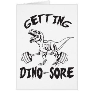 T-Rex, Getting Dino Wore, Funny, Cartoon, Workout