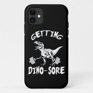 T-Rex, Getting Dino Wore, Funny, Cartoon, Workout Case-Mate iPhone Hülle