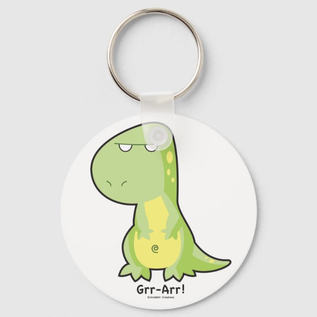 T-Rex Grr Arr Schlüsselanhänger (Vorderseite)
