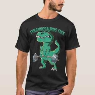 T Rex Gym Bodybuilding Tyrannosaurus Flex T-Shirt