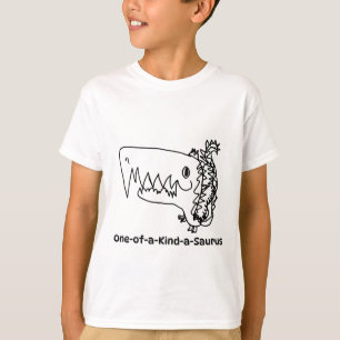 T-Rex Handgezeichnetes Dinosaurier T-Shirt