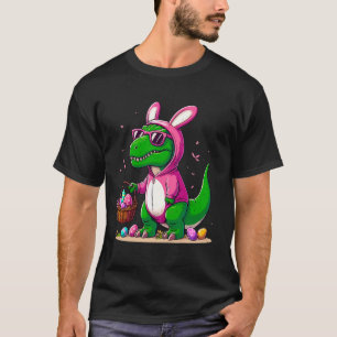 T-Rex Hasenohren Ostereier-Suche Ostern Dinosaurie T-Shirt