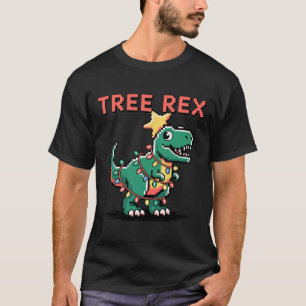T-Rex hässlicher Weihnachtspullover Dinosaurier We T-Shirt