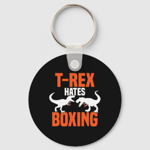 T-Rex hasst Boxen - Boxen Sparring Kickboxen D Schlüsselanhänger